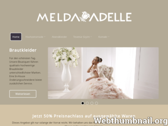 melda-adelle.de website preview