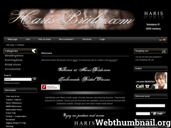 harisbride.com website preview