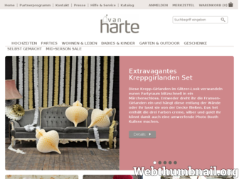 vanharte.de website preview
