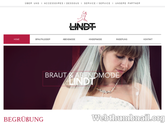 braut-abendmode-lindt.com website preview