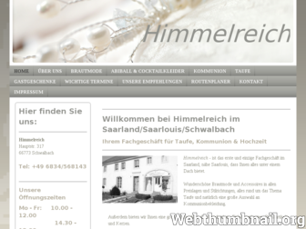 himmelreich-store.de website preview