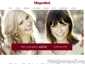 klingenthal.com website preview