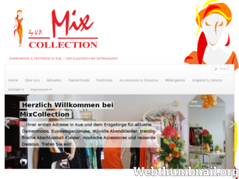 mixcollection.de website preview