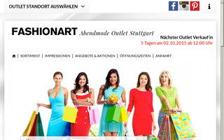 fashionart-stuttgart.de website preview