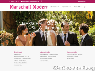 marschall-moden.de website preview