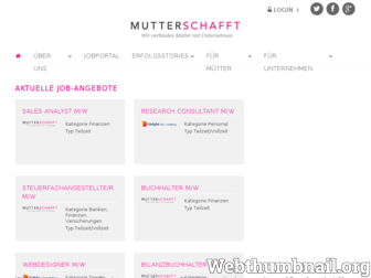 mutterschafft.de website preview