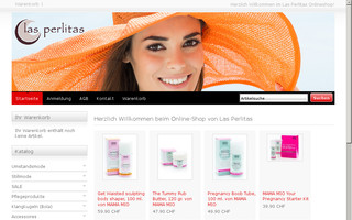 shop.lasperlitas.ch website preview