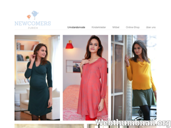 fornewcomers.ch website preview