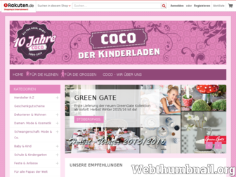 coco-kinderladen.de website preview
