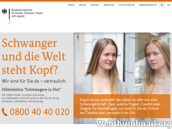 schwanger-und-viele-fragen.de website preview