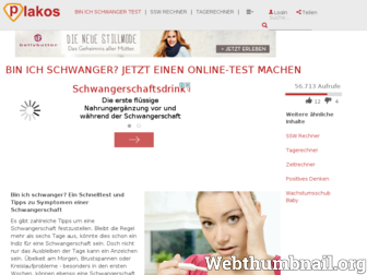 bin-ich-schwanger-test.plakos.de website preview