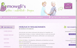 mowglis-kindermode-koblenz.de website preview