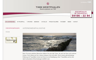 bestattungswesen-timm.de website preview