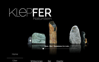 klepfer-grabsteine.de website preview