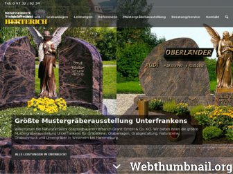 herterich-grabsteine.de website preview