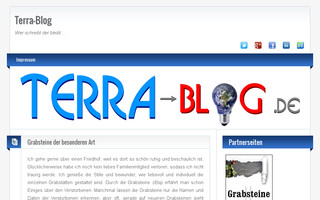 terra-blog.de website preview