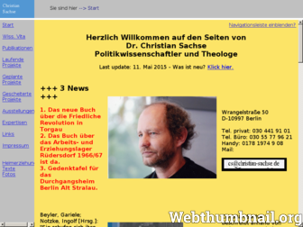 christian-sachse.de website preview