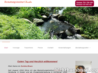 bestattungsinstitut-sumika.de website preview