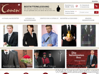 bestatterkleidung.com website preview