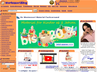 montessori-shop.de website preview