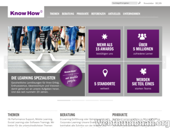 knowhow.de website preview