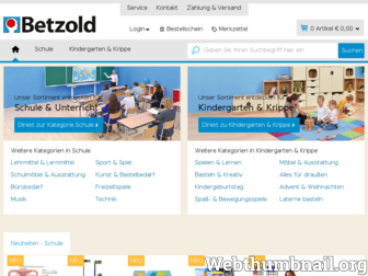 betzold.at website preview