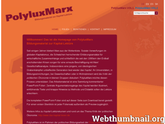 vol1.polyluxmarx.de website preview