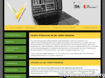 vielfalt-mediathek.de website preview