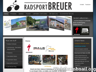 radsport-breuer.de website preview