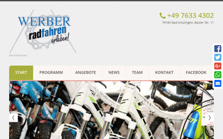 radsport-werber.de website preview