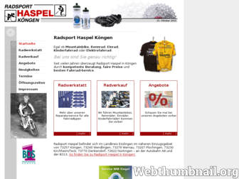 radsport-haspel.de website preview