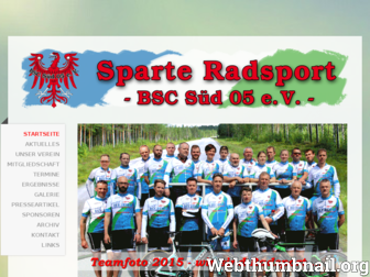 radsport-sued05.de website preview