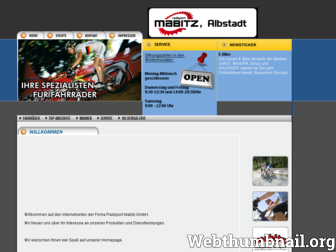 radsport-mabitz.de website preview