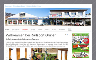 radsport-gruber.de website preview
