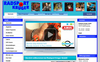radsport-krueger.de website preview