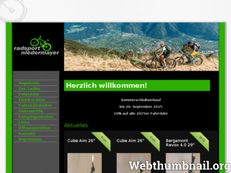 radsport-niedermayer.de website preview