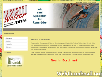 radsport-walzer.de website preview