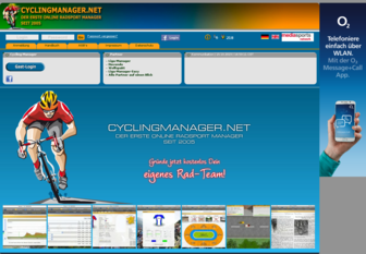 cyclingmanager.net website preview
