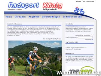 radsport-koenig.de website preview