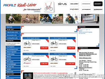 fahrrad-riedl-leirer.de website preview
