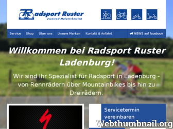 radsportruster.de website preview
