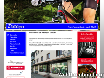 fahrrad-dillitzer.de website preview