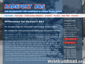 radsport-bs.de website preview