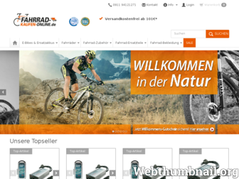 fahrrad-kaufen-online.de website preview