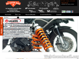 hsi-custombikes.de website preview
