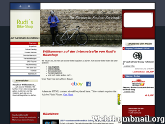 rudis-bikeshop.de website preview
