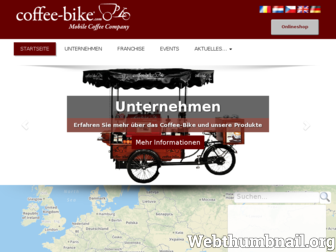 coffee-bike.com website preview