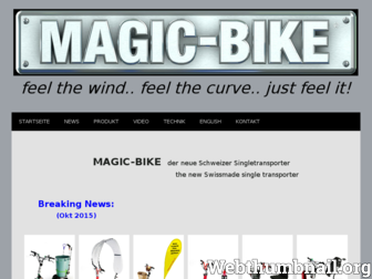 magic-bike.net website preview