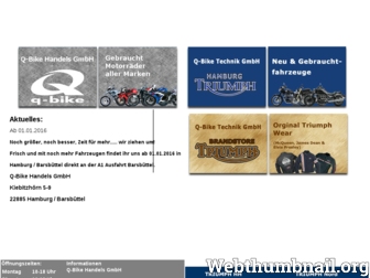 q-bike.de website preview