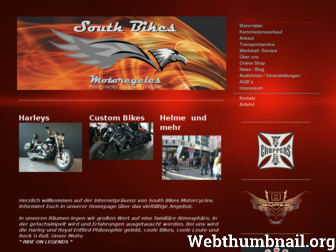 south-bikes.de website preview